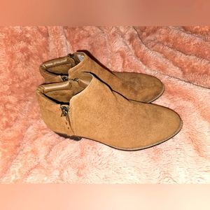 Torrid double zip bootie Cognac - size 9 wide